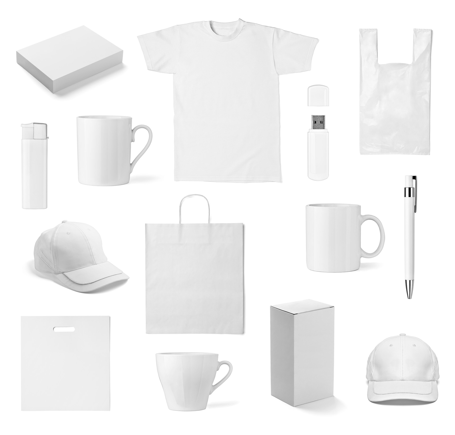 t shirt mug cup cap box pen flash memory bag